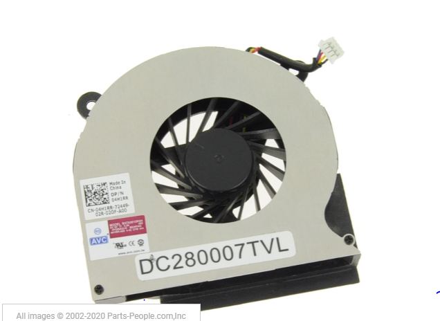 Dell Latitude E6410 E6510 Laptop CPU Cooling Fan