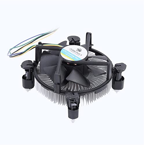 Zebronics CPU Cooling Fan | 775/1150/1155/1156 Socket | 90mm CPU Fan | Thermal paste Included