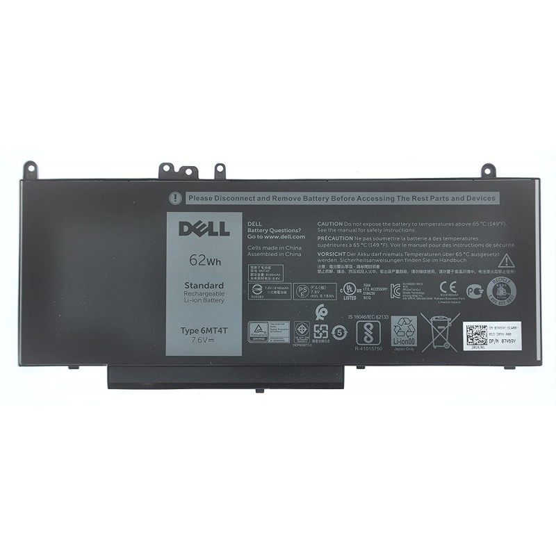 Dell Latitude E5270 E5470 E5570 Precision 3510 Series-6MT4T